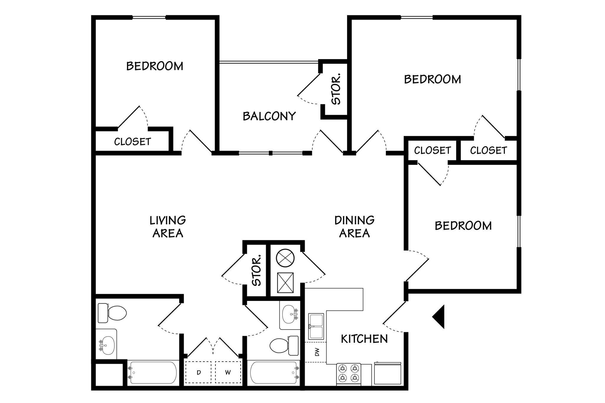 Floor Plans Park West Apartments